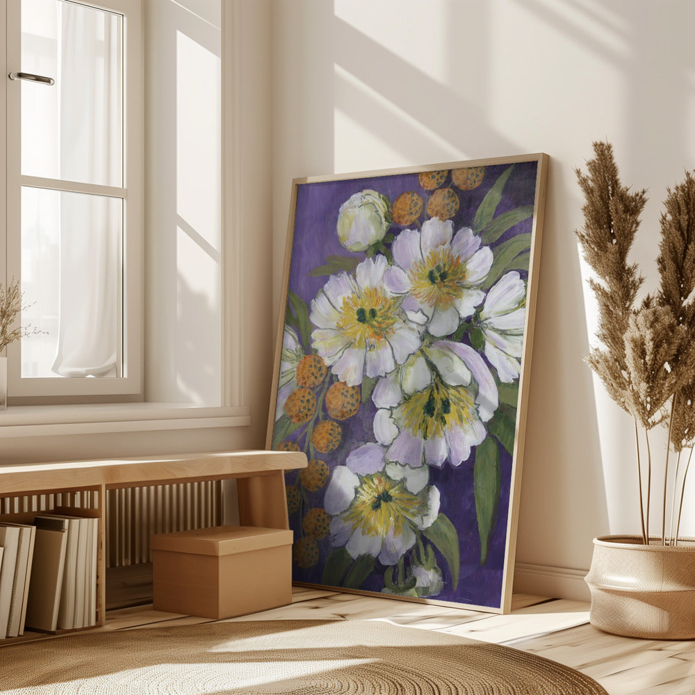 Choi painterly bouquet Poster