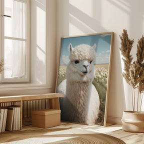 Cute Llama Poster