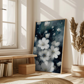 Frozen Flowers Poster