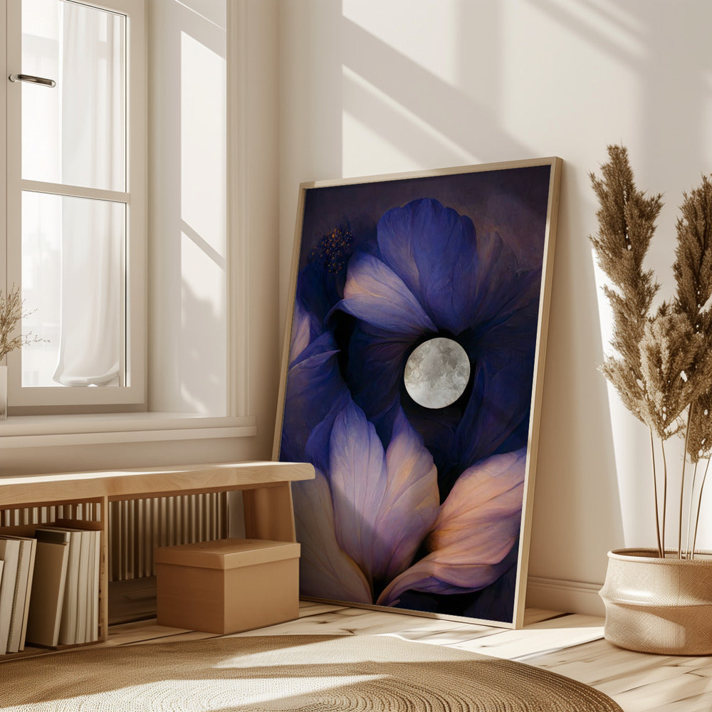 The Moon Flowers Poster