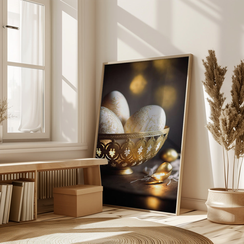 Ornamented Eggs Poster