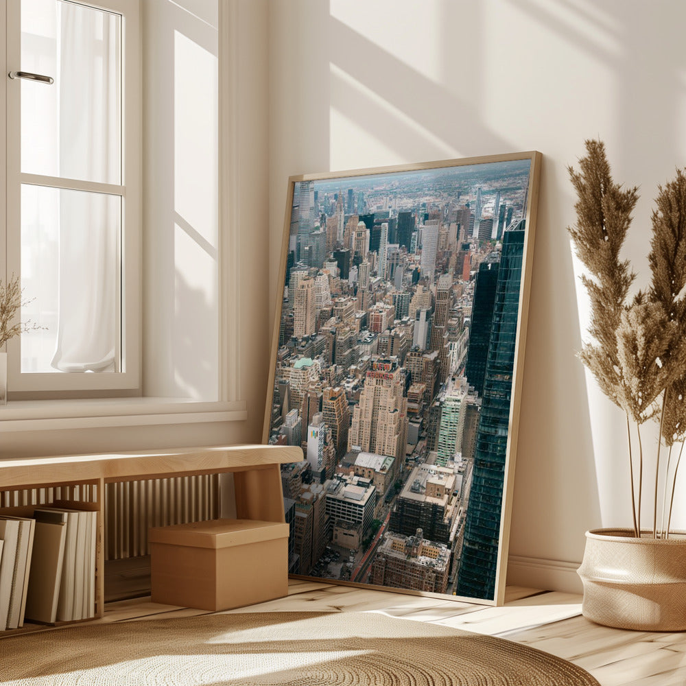 New York City from above Poster