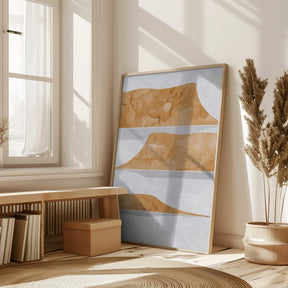 Abstract lake Powell view Poster