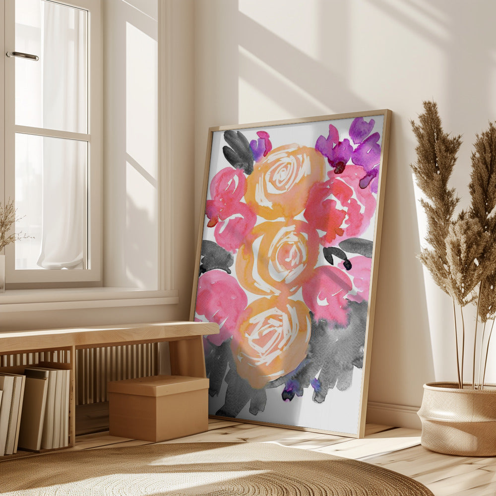 Olympe florals I Poster