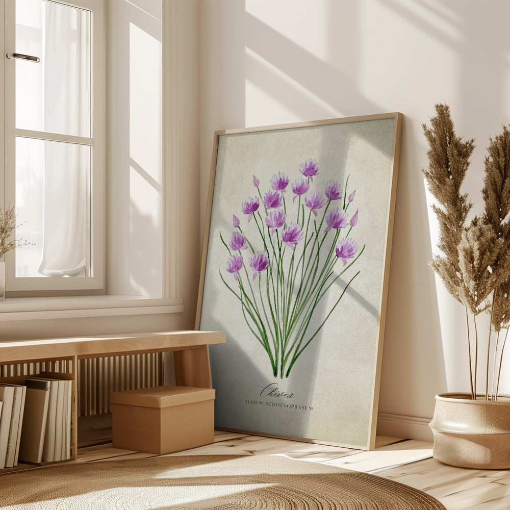 Chives vintage Poster