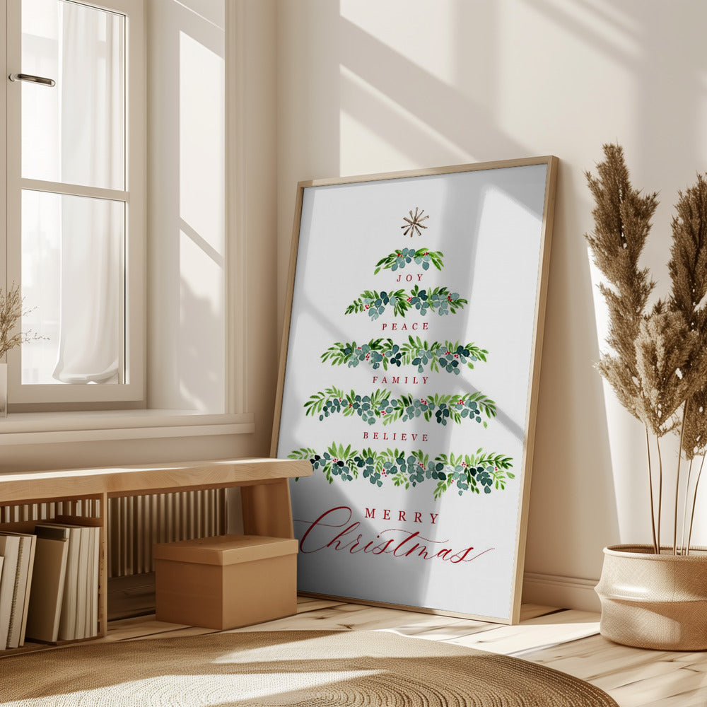 Christmas tree of wishes Poster