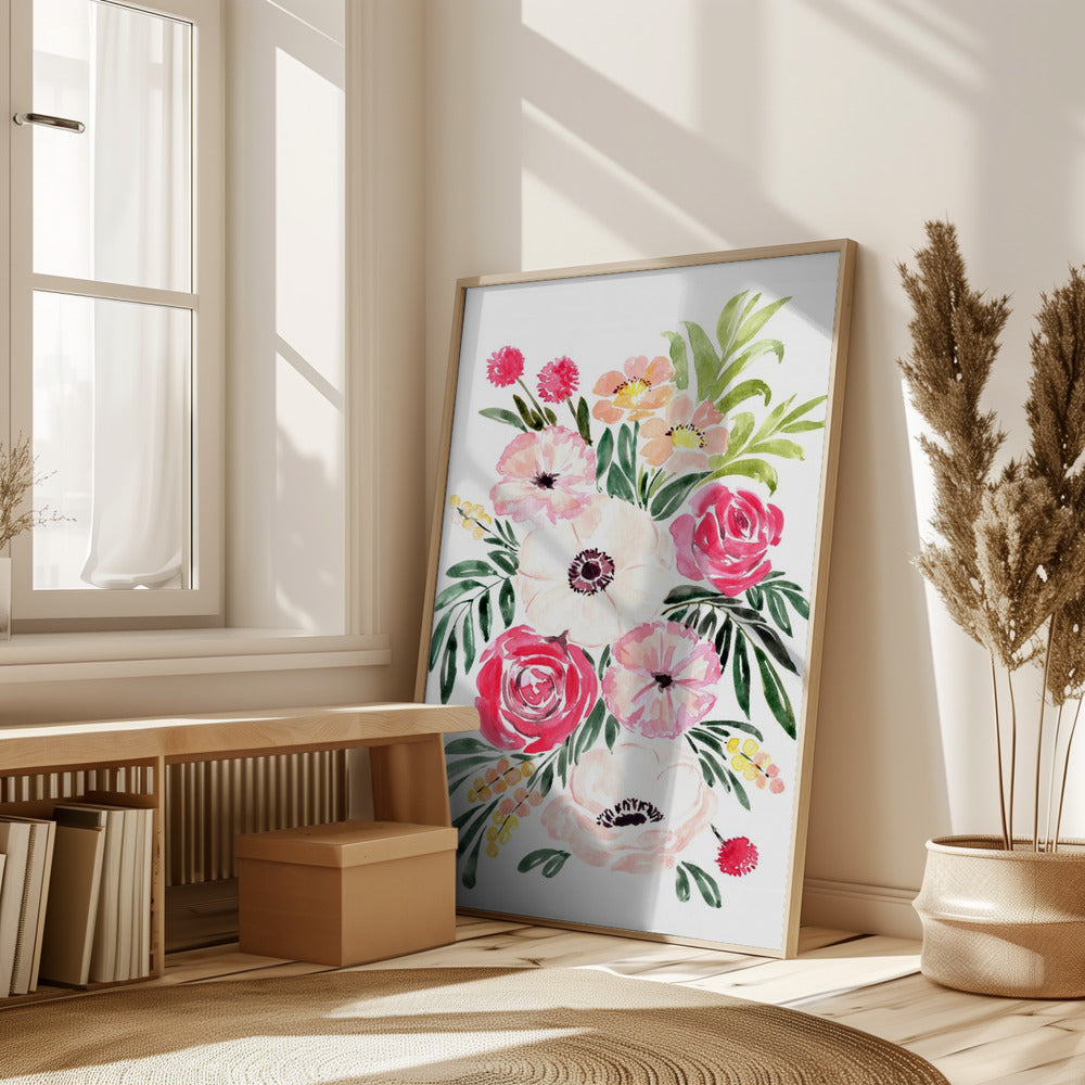 Mirja bouquet Poster