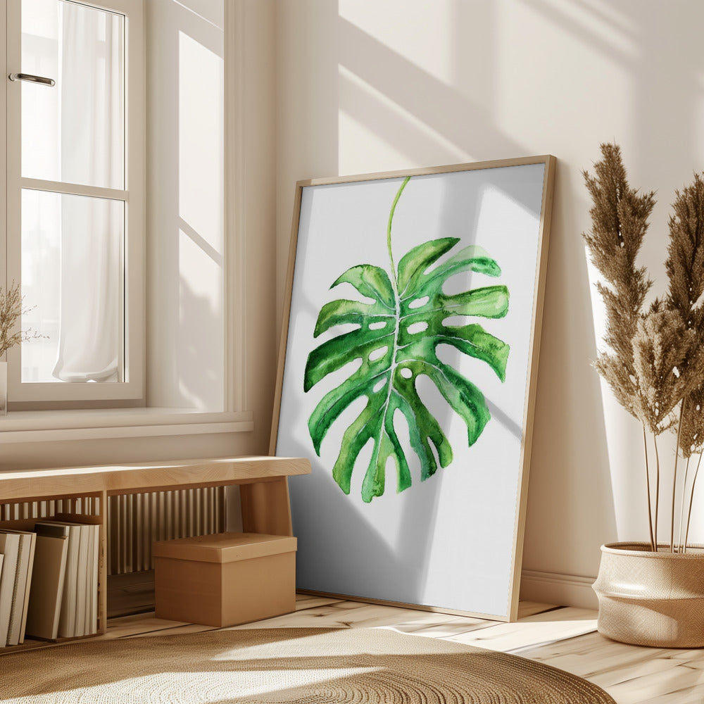 Monstera Leaf Poster