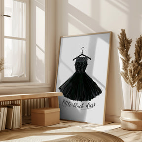 Little black dress in hanger Poster