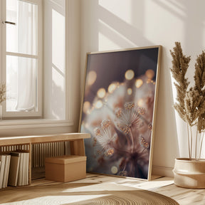 Sparkling Flowers Poster