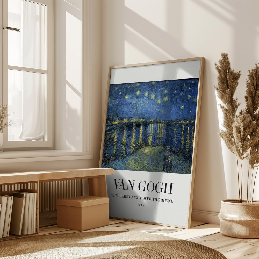 The Starry Night Over The Rhone Poster