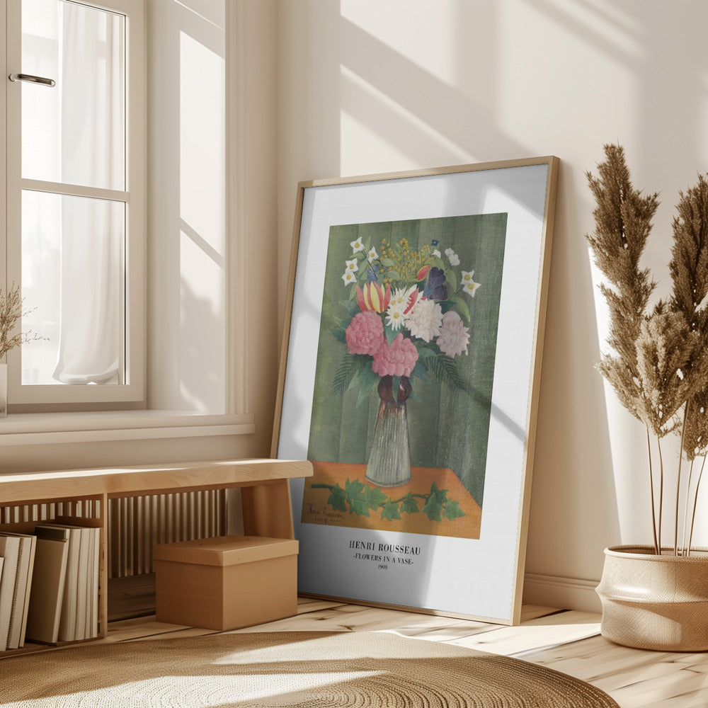 Flowers In a Vase Poster