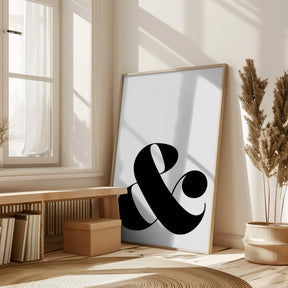 Scandi ampersand Poster