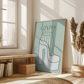 Shoe Green Poster