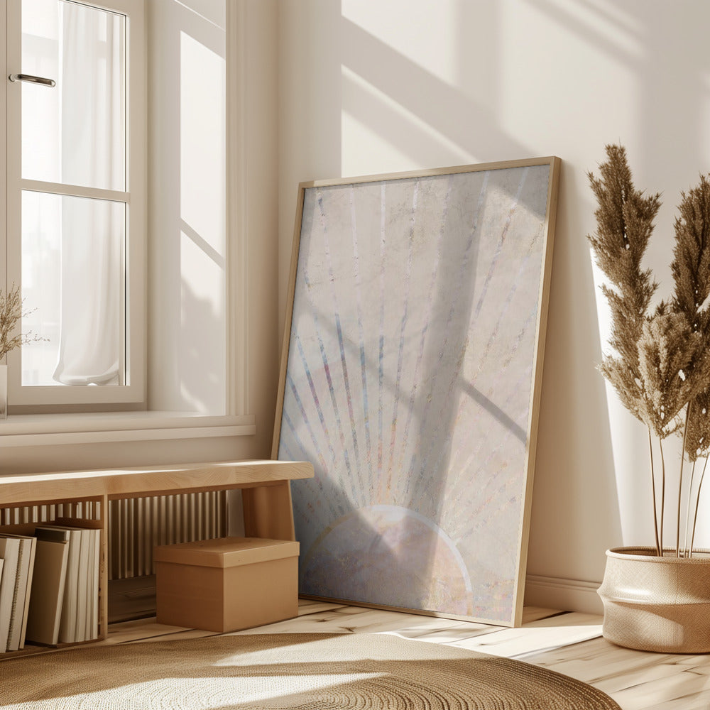 Morning Boho Sun Rays Poster