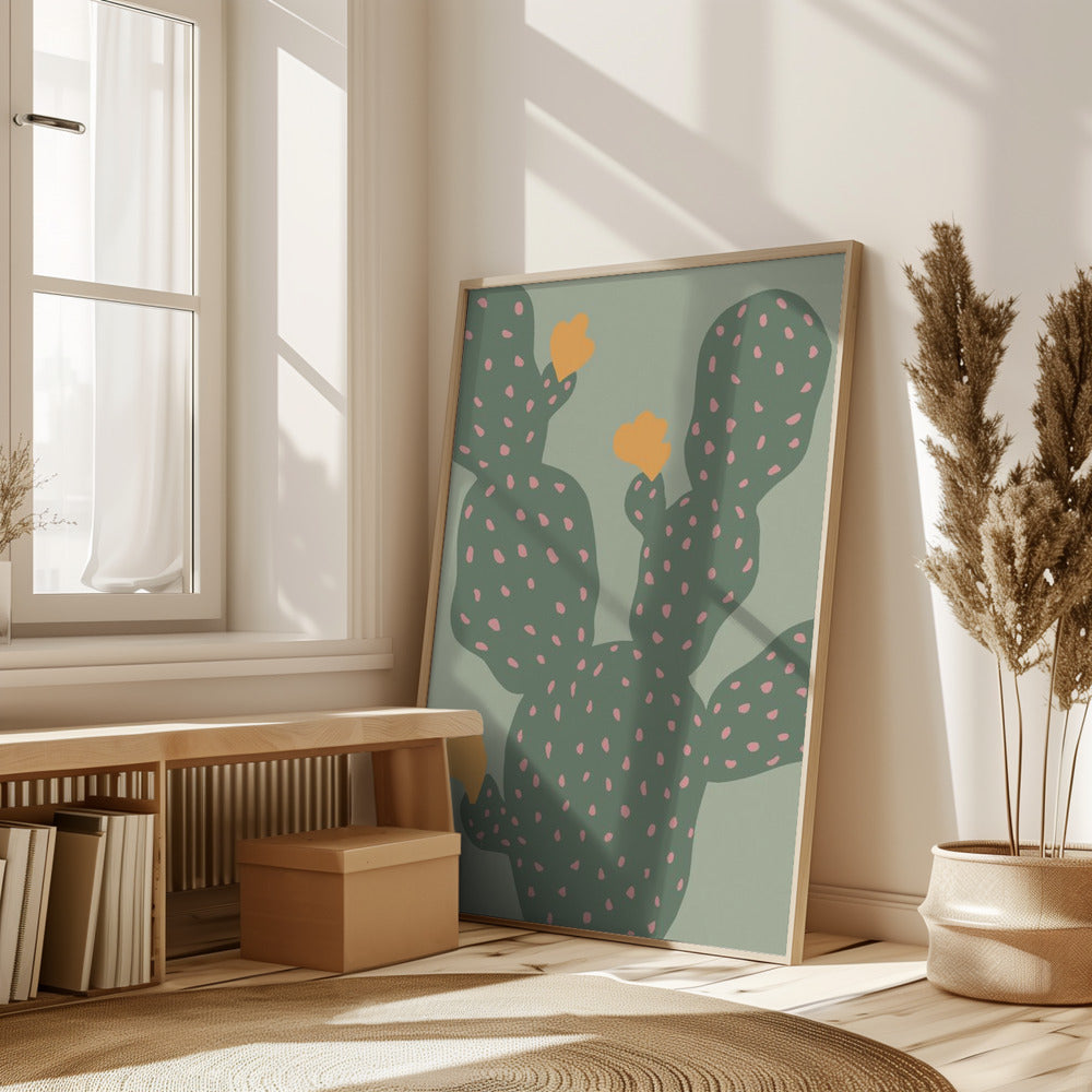 Cactus Green Poster