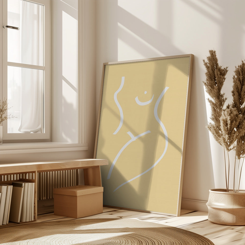 Nude Yellow Poster