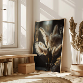 Pampas Grass In Sunlight Poster