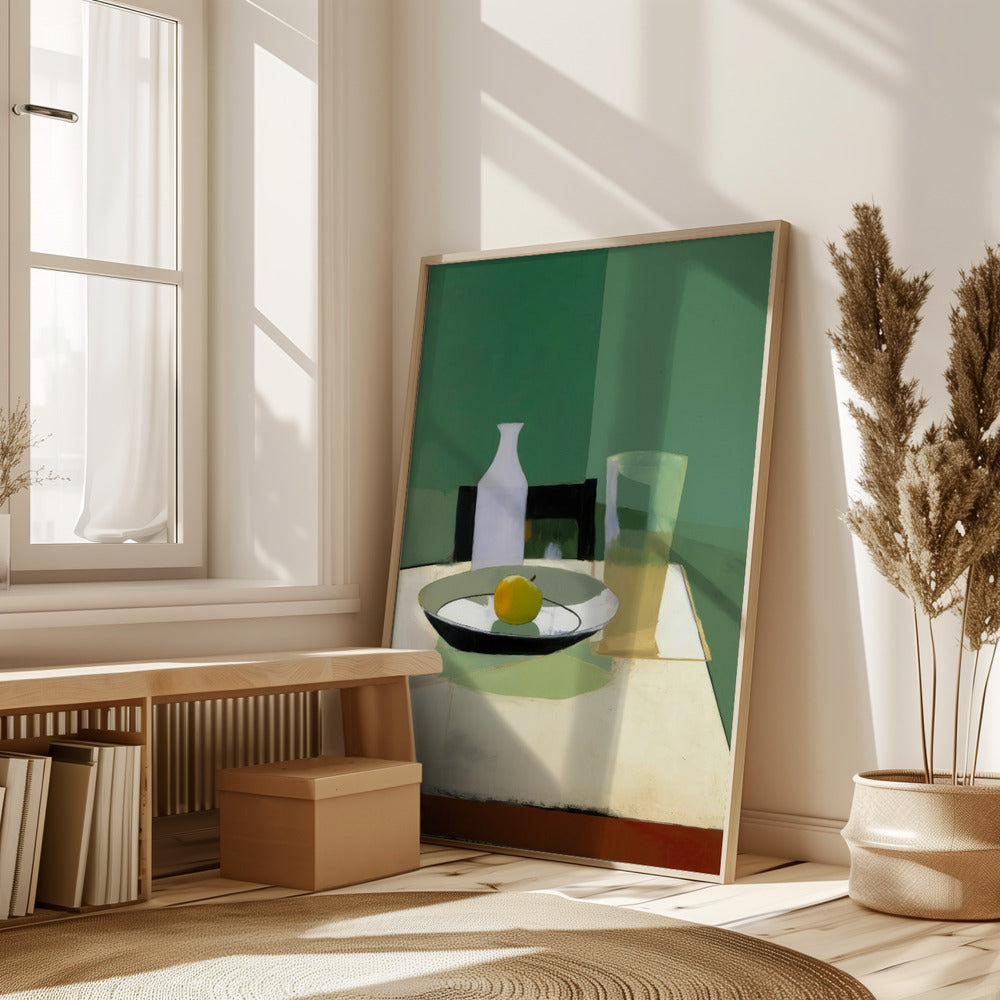 Still Life With Apple Poster