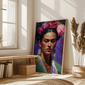 Portrait Of Frida Poster