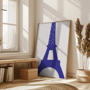 Eiffel Bleu Poster