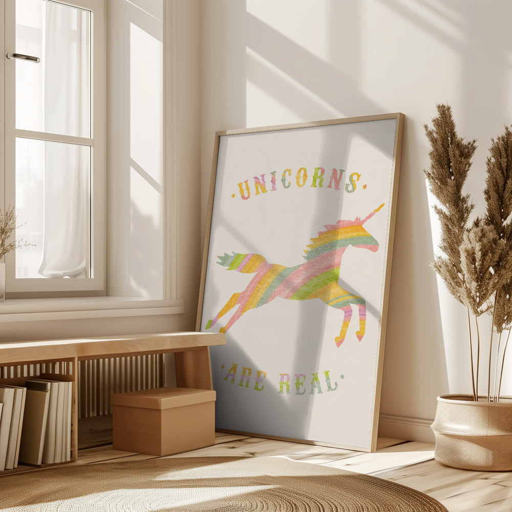 Unicorns Are Real Poster