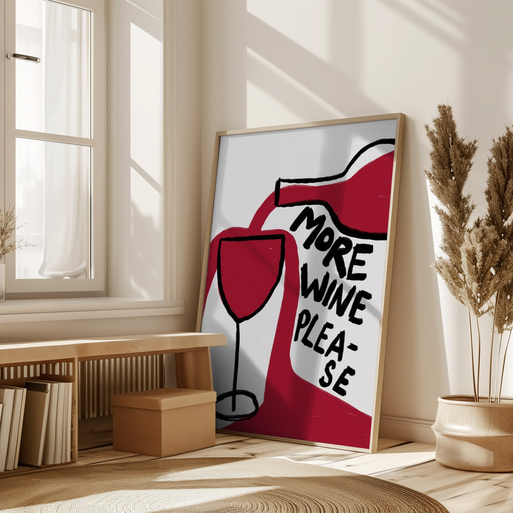 More Wine Please Poster