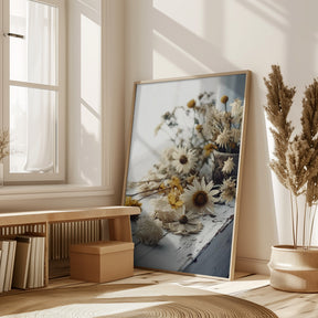 Dry Flowers Arrangement Poster