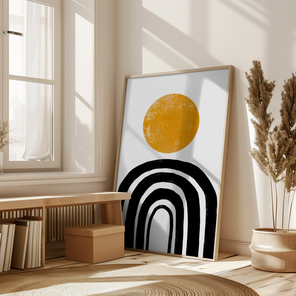 Arch Line Art Poster