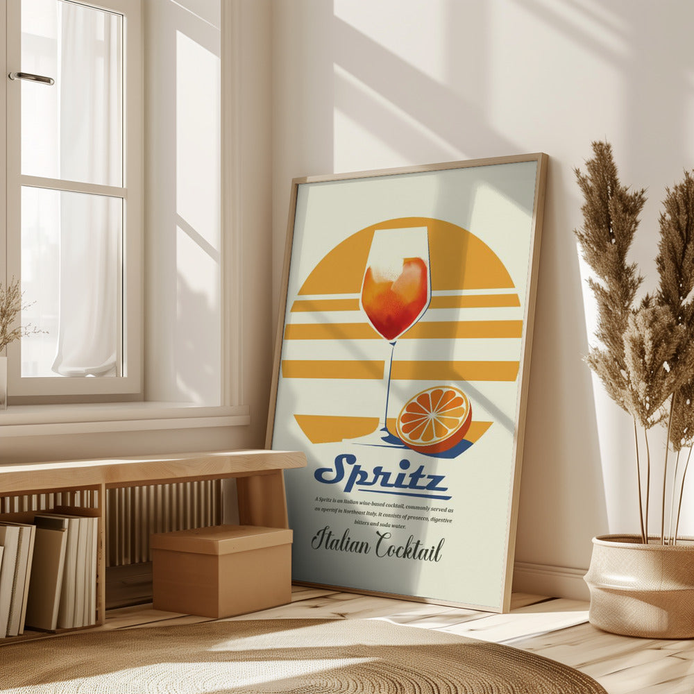 Spritz summer print Poster