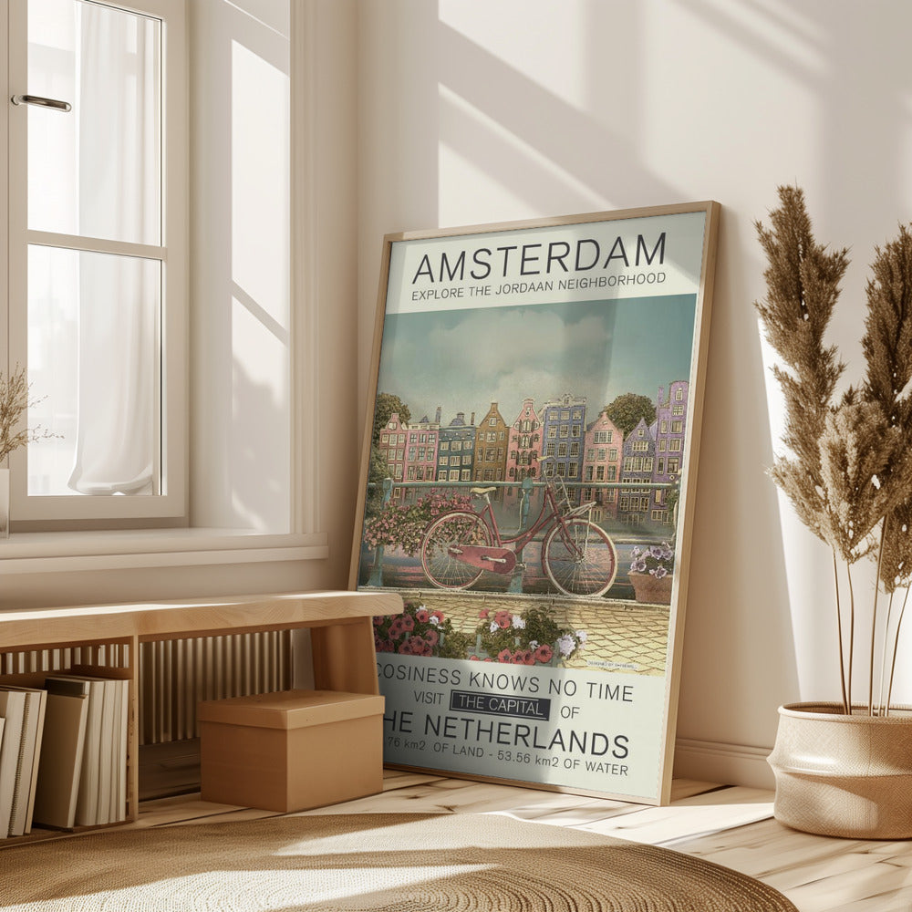 Amsterdam print Poster