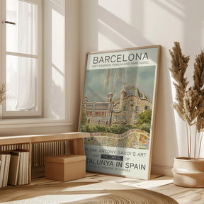 Barcelona print Poster