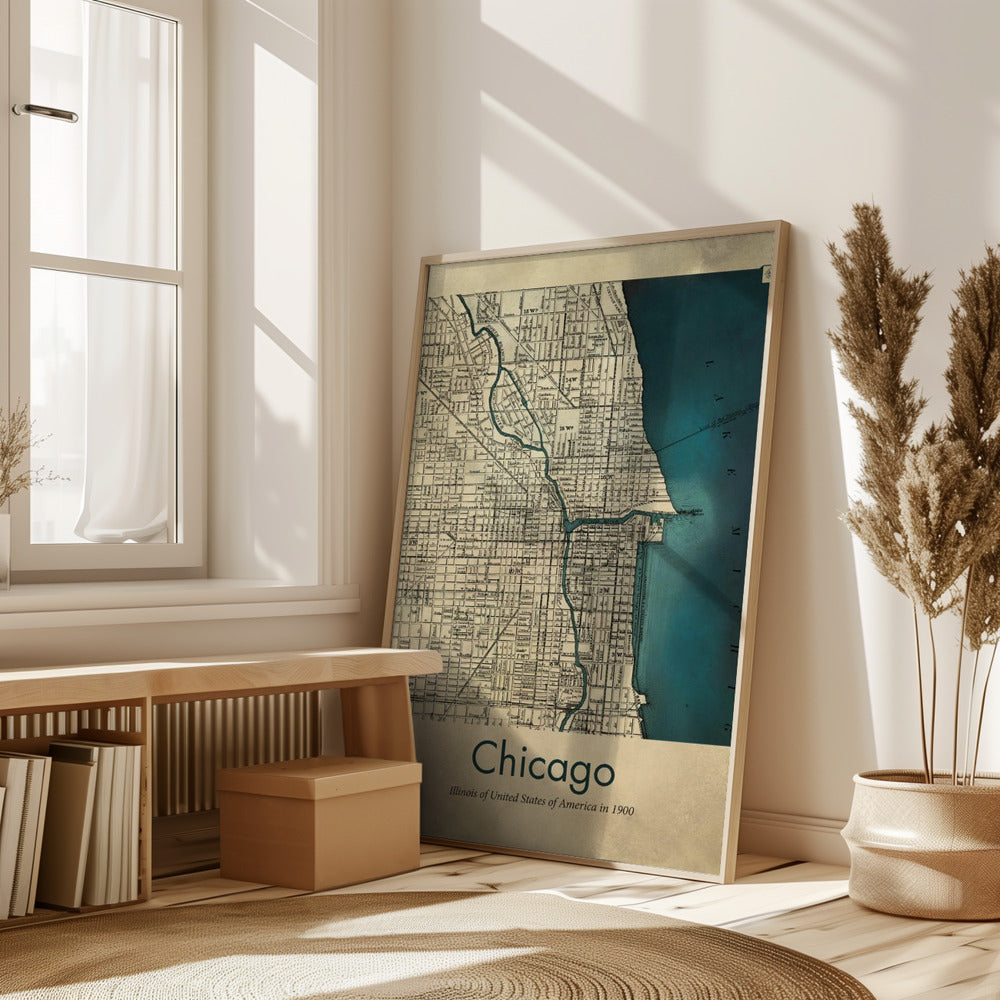 Chicago map Poster