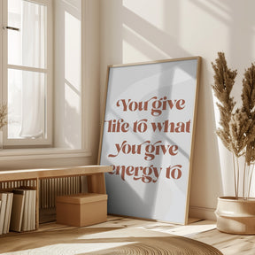 Life Energy Poster