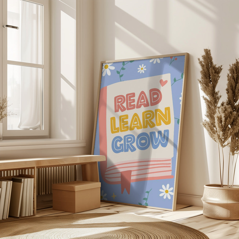 Read Learn Grow 4 Poster