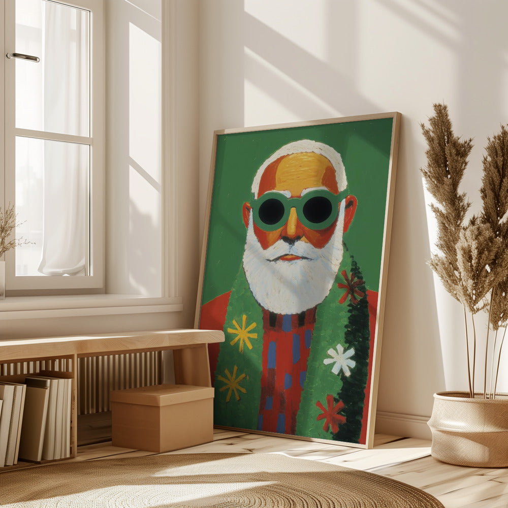 Holiday Santa Poster