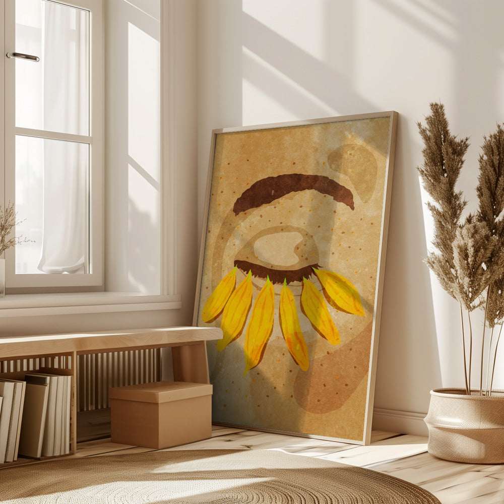 Flower power eye lashes Poster