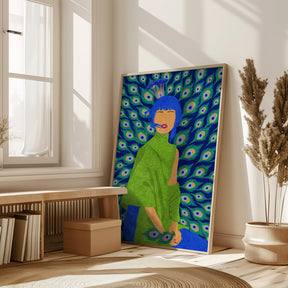 peacock woman Poster