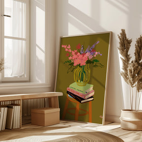 Floral Vase Poster