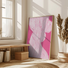 Fibers No 1 (Pink) Poster