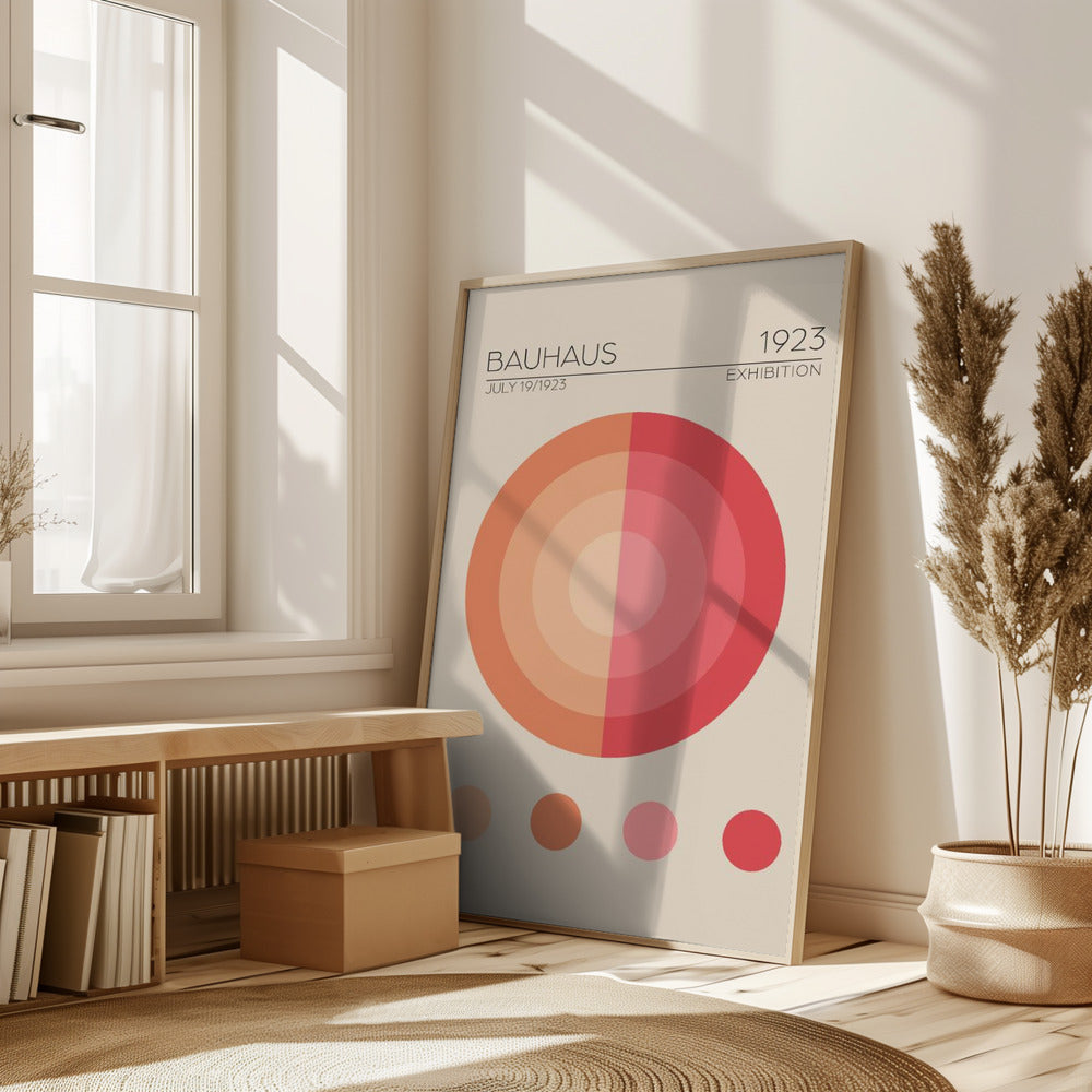 Bauhaus Pembe Daire Poster
