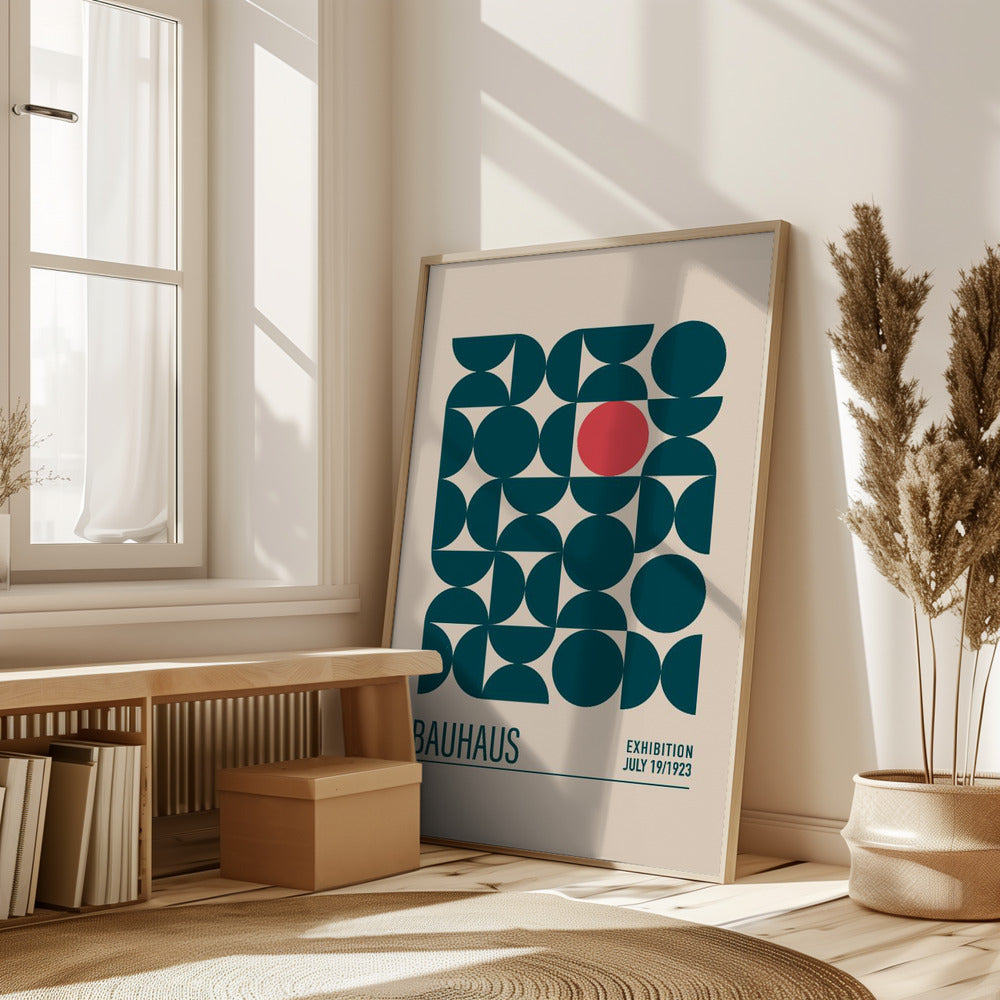Bauhaus Mavi Kureler Poster
