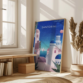 Santorini Text.png Poster