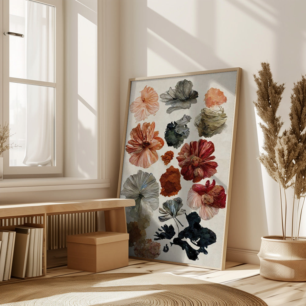 Dry Flower Collection Poster