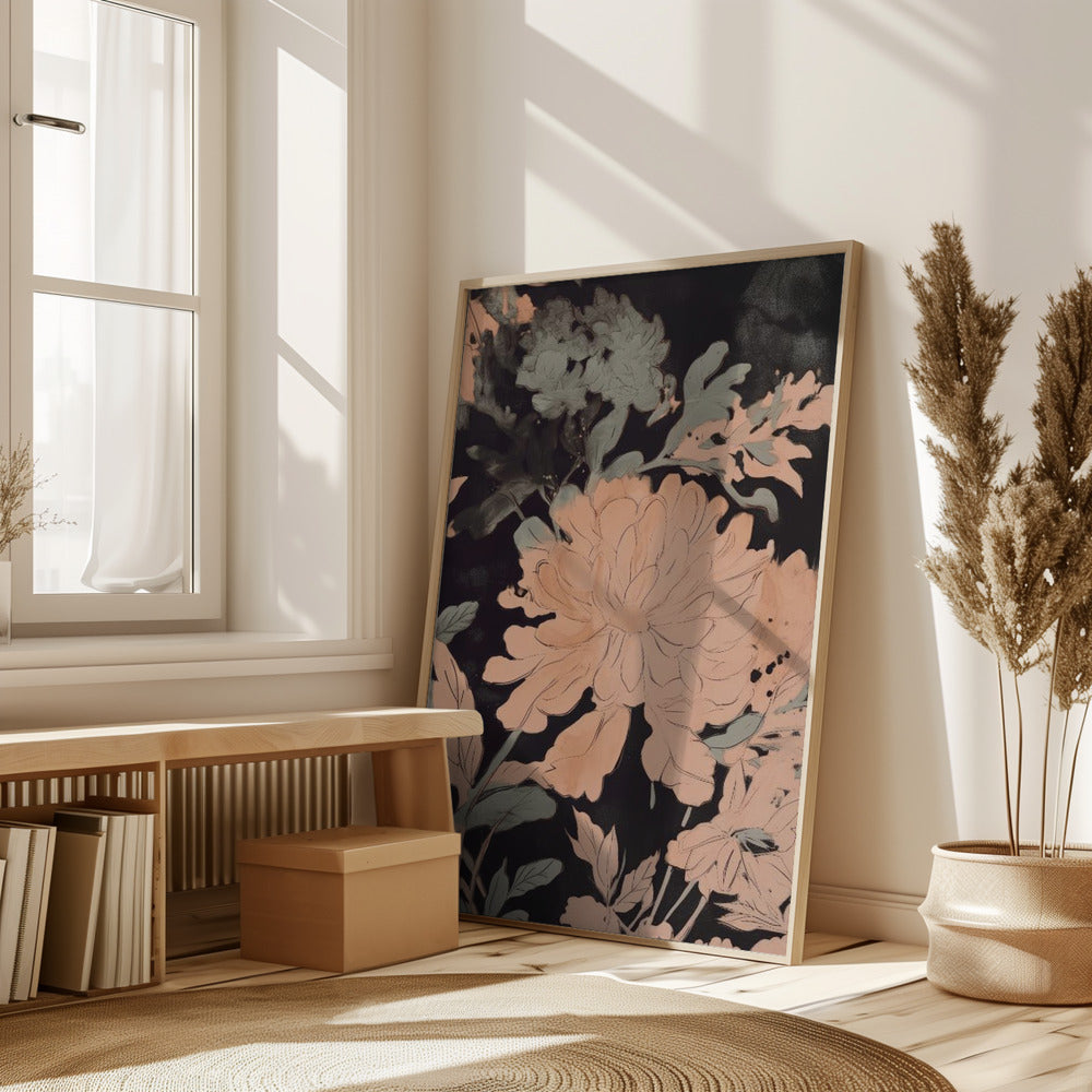 Wild Peony Poster