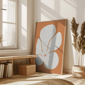 White Poppies Flower Poster