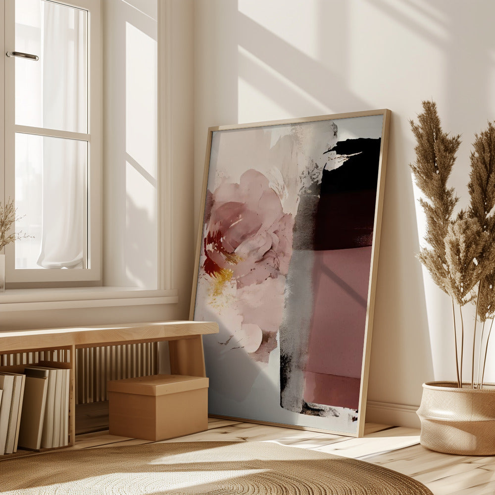 Abstract Flowers Poster