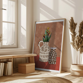 Flower Vase 4ratio 2x3 Print By Bohonewart Poster