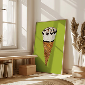 Cornetto On Pistachio Poster