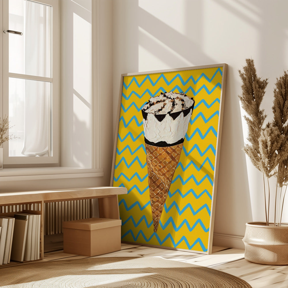 Cornetto Zig Zag Poster